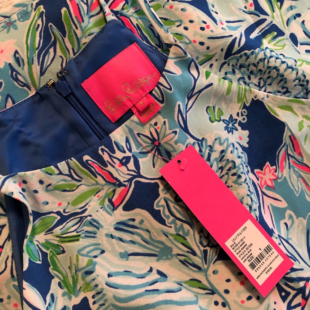 Lily Pulitzer Pearl Romper-Coastal Blue
